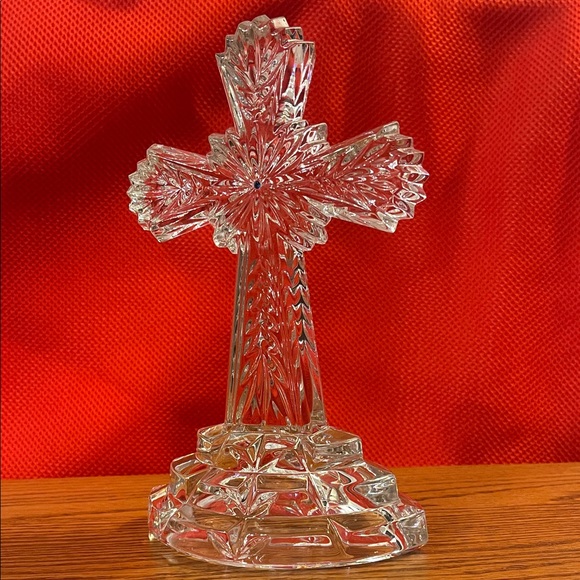 Retired Lenox Jeweled Crystal CrossInspirational Collection stamped